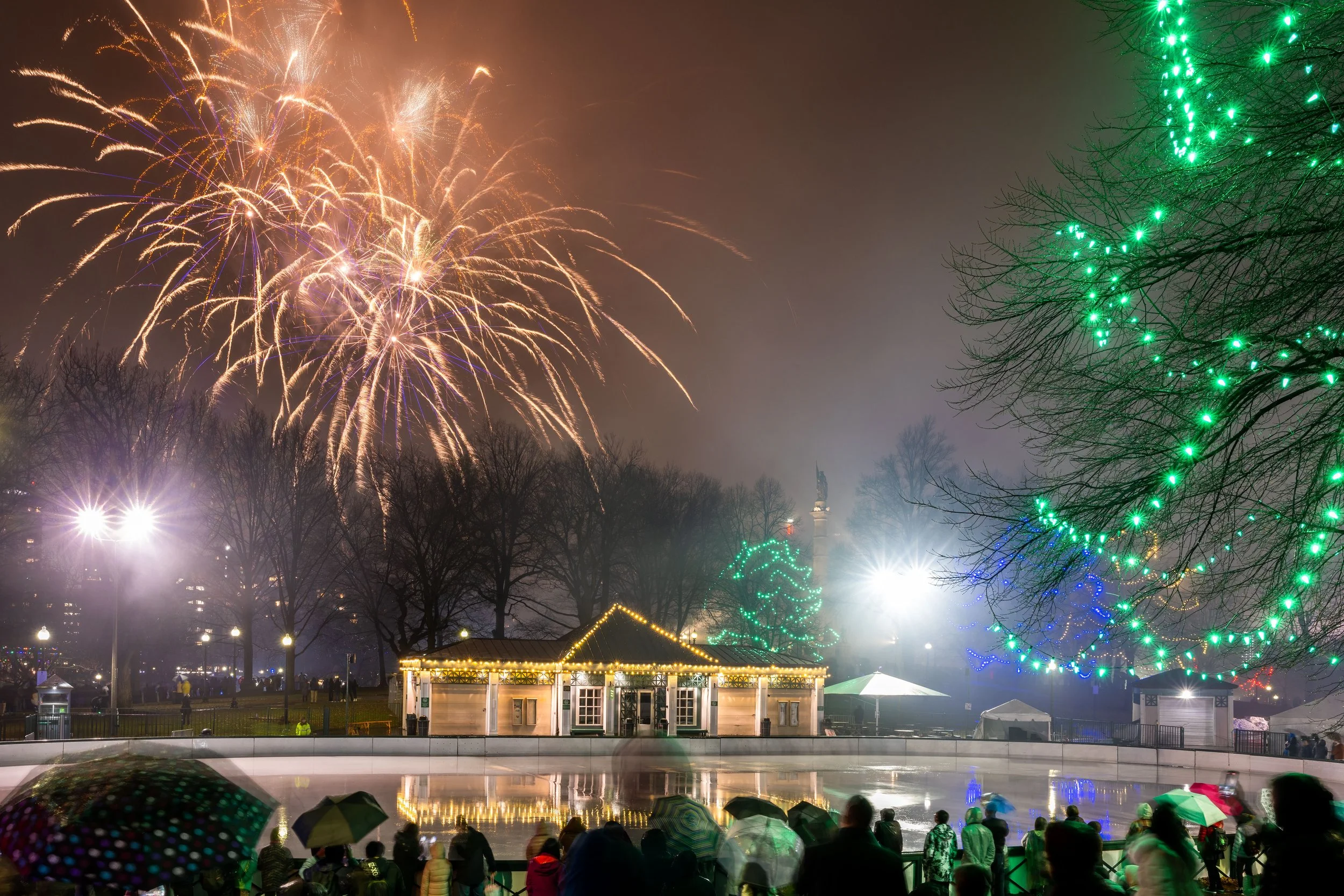 Boston Common New Year's Eve Fireworks