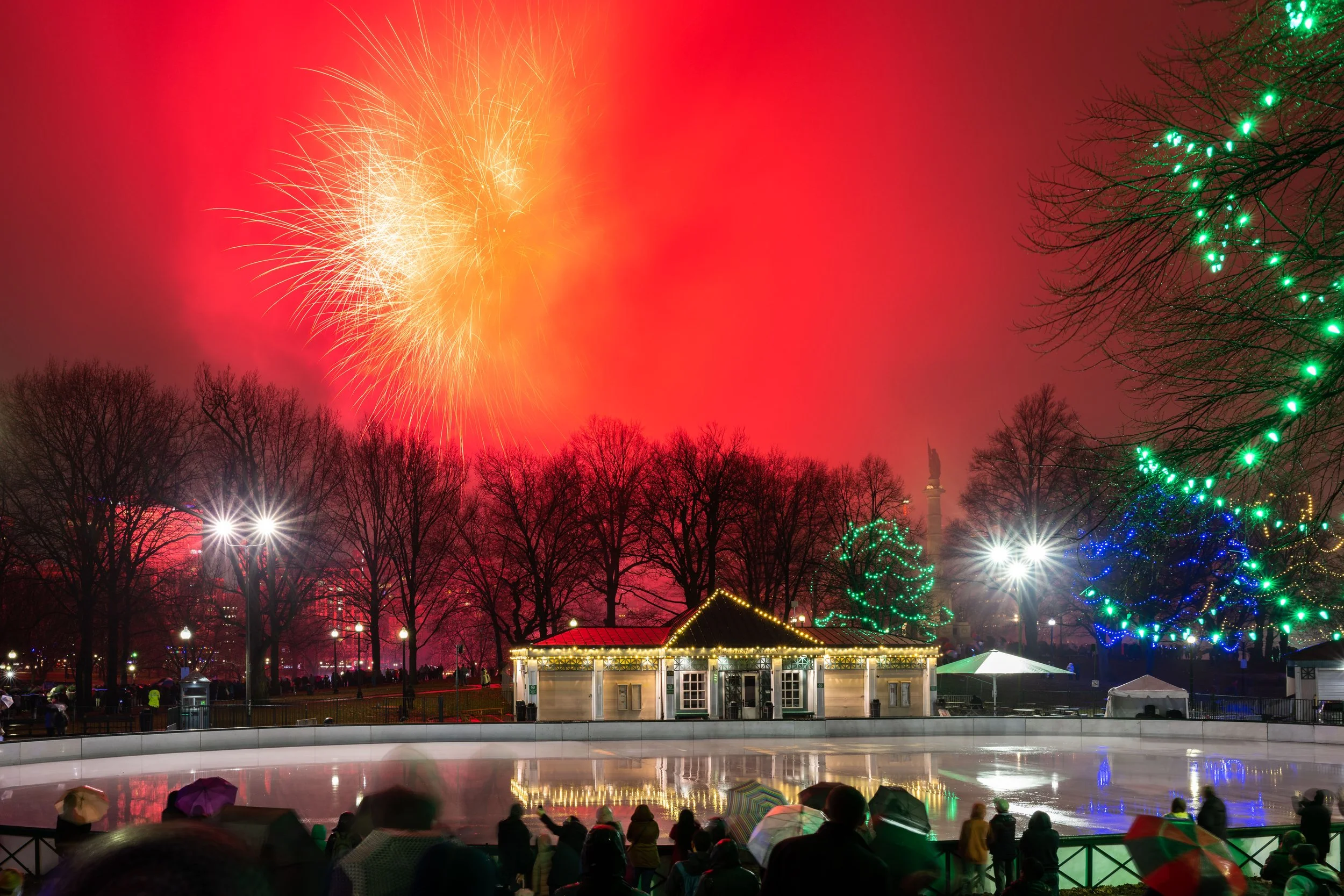 Boston Common New Year's Eve Fireworks