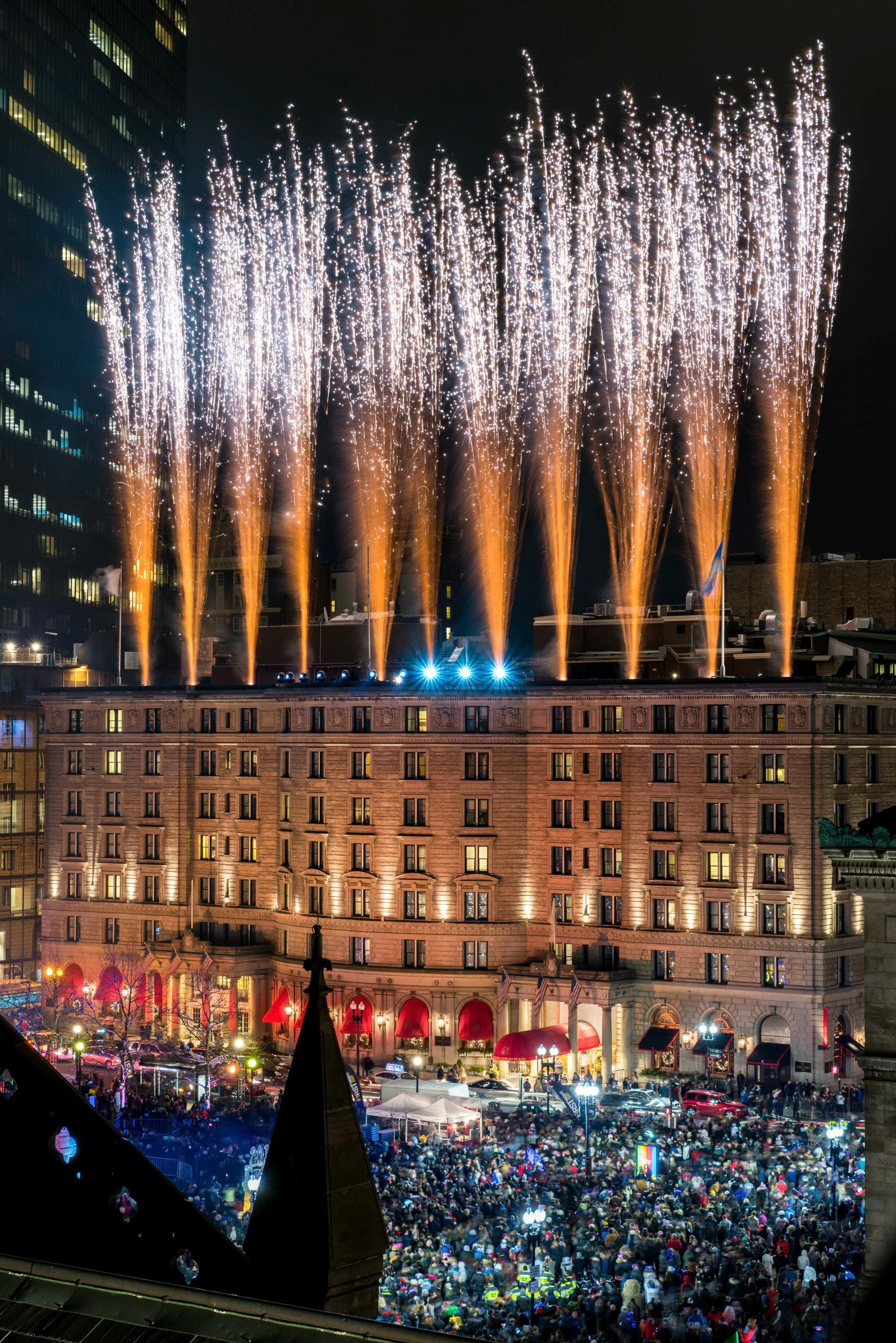 First Night Boston Copley Square Fireworks New Year's Eve