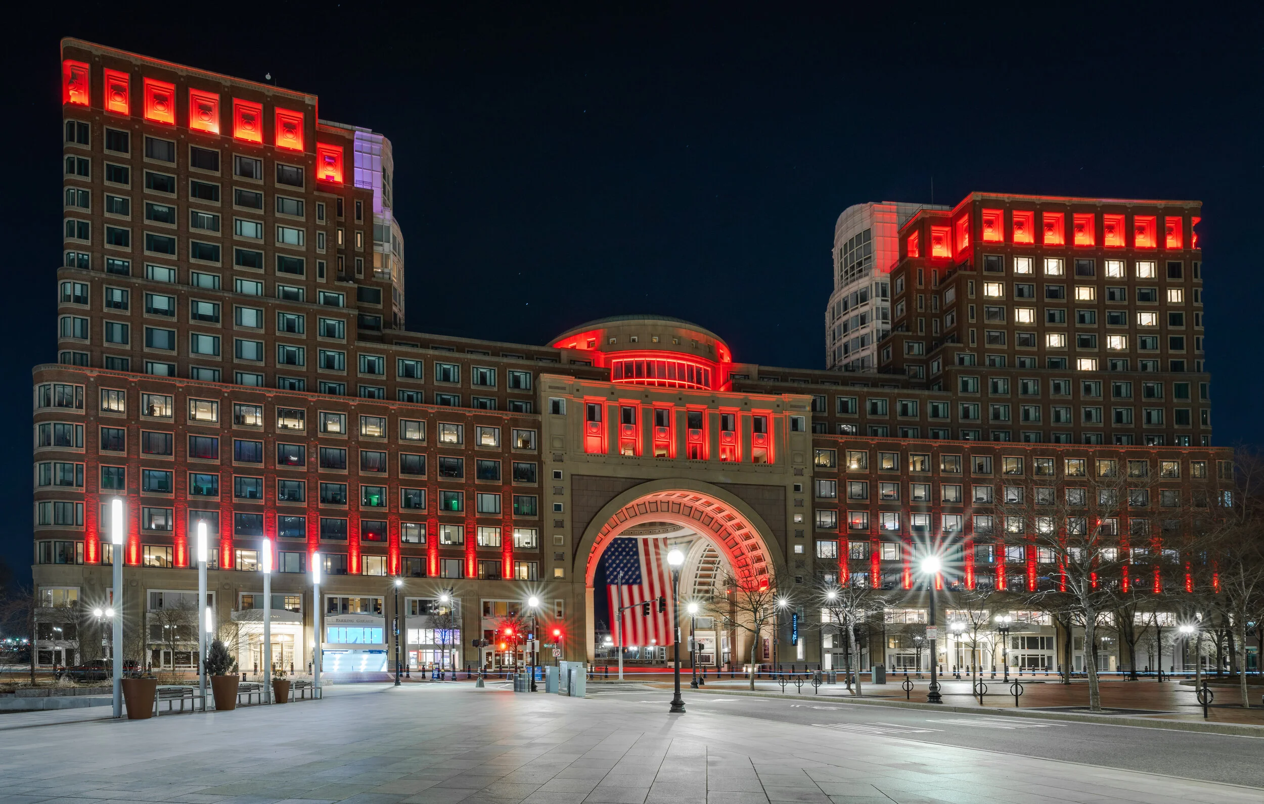 Rowes Wharf and Boston Harbor Hotel
